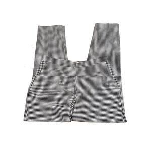 H&M Houndstooth Black and White Preppy Career Pants Women's 6